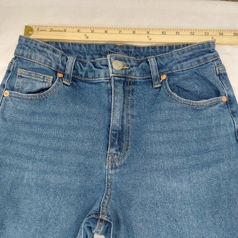 WILD FABLE JEANS WOMEN'S BLUE HIGHRISE STRAIGHT ANKLE DENIM PANTS SIZE 6 - Picture 4 of 8
